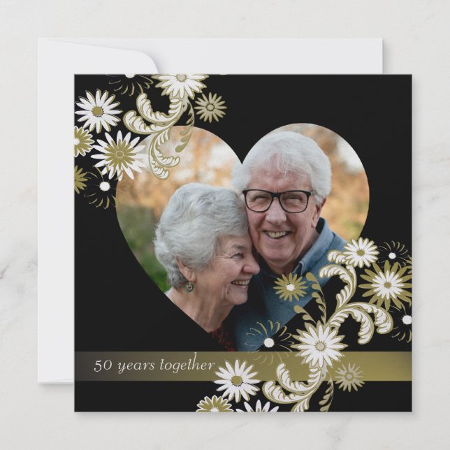 Tanzsäle/ Goldenes Jubiläum Einladung (Vorderseite)