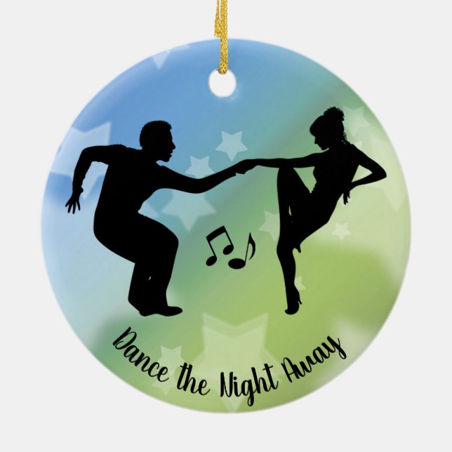 Tanzschmuck Keramik Ornament (Hinten)