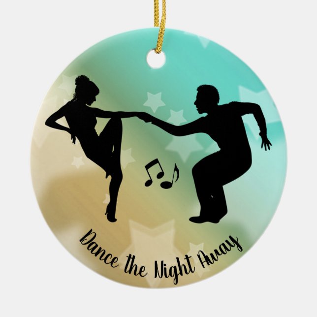 Tanzschmuck Keramik Ornament (Vorne)