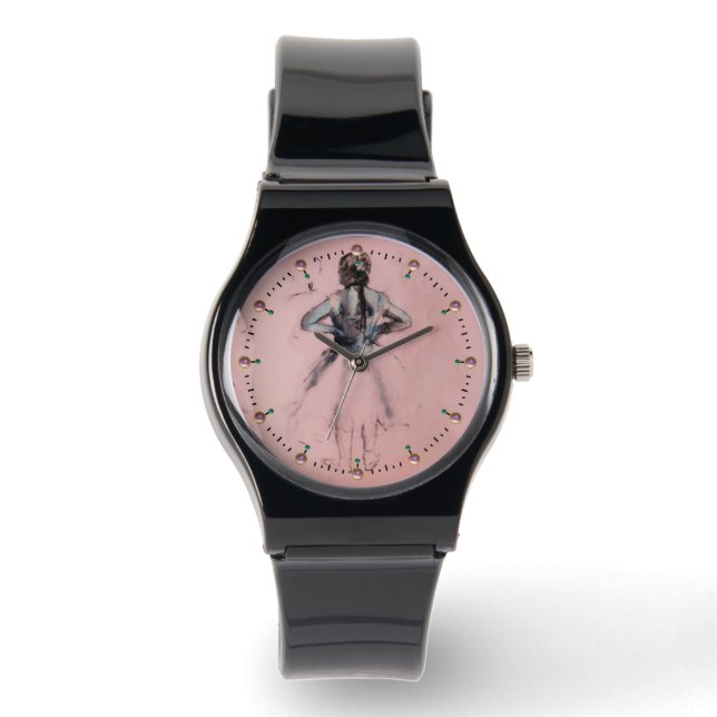 TANZSCHULE/BALLERINA BALLETTER ARMBANDUHR (Vorderseite)