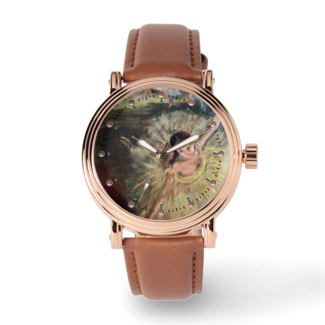 TANZSCHULE / BALLERINA BALLETTER ARMBANDUHR (Vorderseite)
