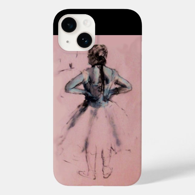 TANZSCHULE ,BALLERINA BALLETTTANKER IN PINK Case-Mate iPhone HÜLLE (Rückseite)