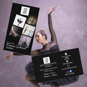 Tanzschule Foto-Portfolio Ballett Tap Moderntanz Visitenkarte