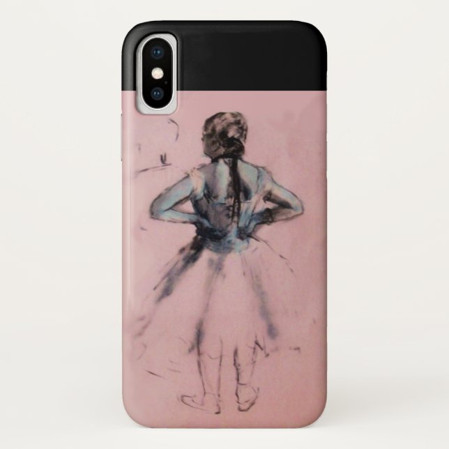 TANZSCHULE / PINK BALLERINA BALLETTE TANCER Case-Mate iPhone HÜLLE (Rückseite)