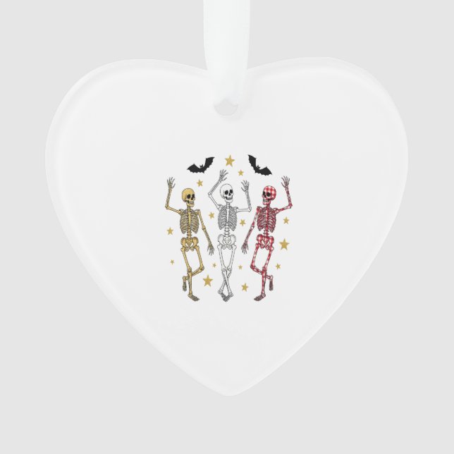 Tanzskeleton Halloween Ornament (Vorderseite)