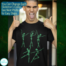 Tanzskelett gruselig gummies Halloween T-Shirt