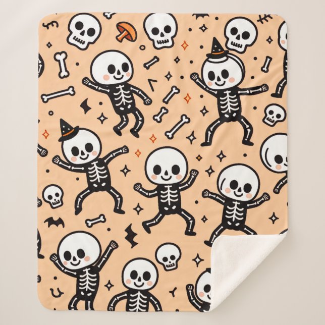 Tanzskelett-Halbkugel Sherpadecke (Vorderseite)