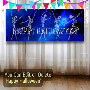 Tanzskelett Halloween-Party Tanz Party Chic Banner