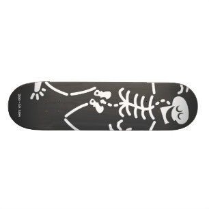Tanzskelett Skateboard