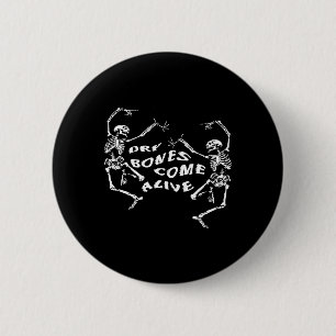 Tanzskelett Trockenknochen Kommen Bibelverse Button