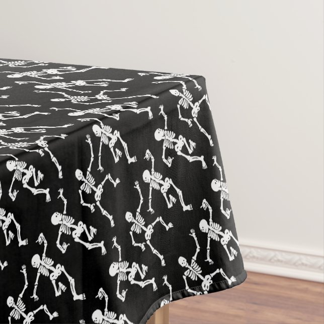 Tanzskelettdesign Tischdecke (Beispiel)