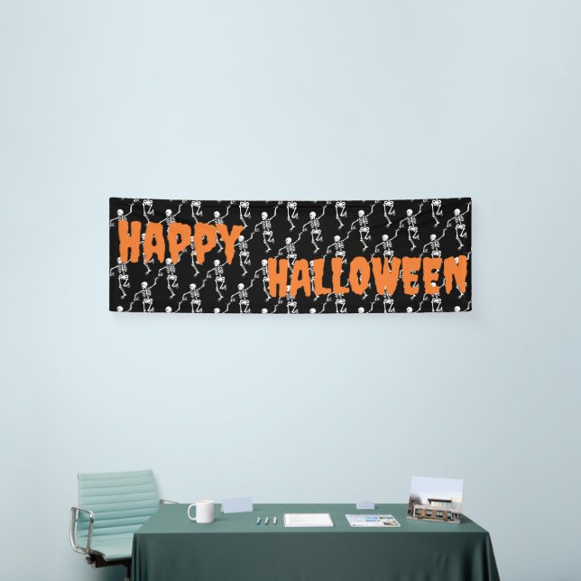 Tanzskelette Halloween-Banner - Party-Dekoration! Banner (Messeveranstaltung)