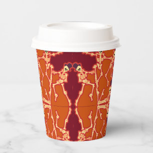 Tanzskelette Halloween-Spaß-Papier-Cup Pappbecher