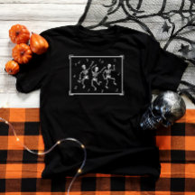 Tanzskelette Halloween-T-Shirt
