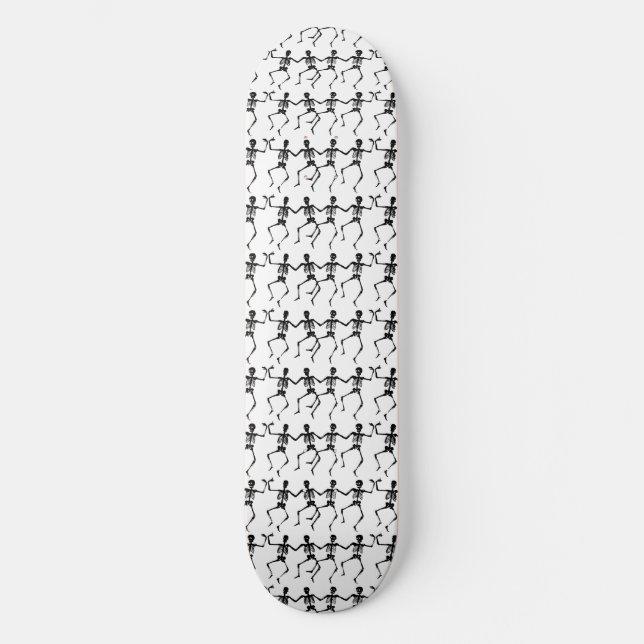 Tanzskelette Halloween Thunder_Cove Skateboard (Vorderseite)