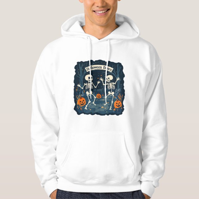 Tanzskelette Hoodie (Vorderseite)