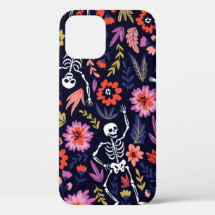 Tanzskelette im Blumengartenmuster Case-Mate iPhone Hülle