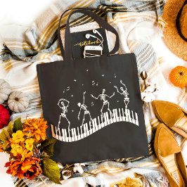 Tanzskelette Keyboard Music Teacher T - Shirt Tasche