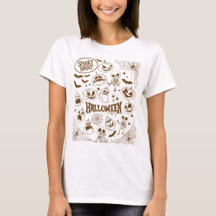 Tanzskelette & Kürbiskürbis - Spookes Halloween T-Shirt