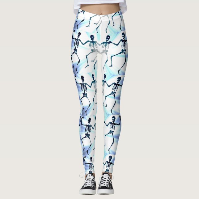 Tanzskelette Leggings (Vorderseite)