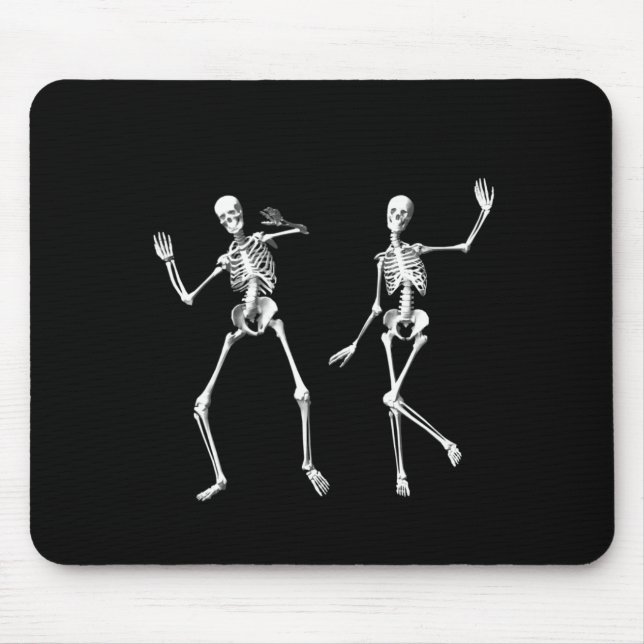 Tanzskelette-Maus-Pad Mousepad (Vorne)