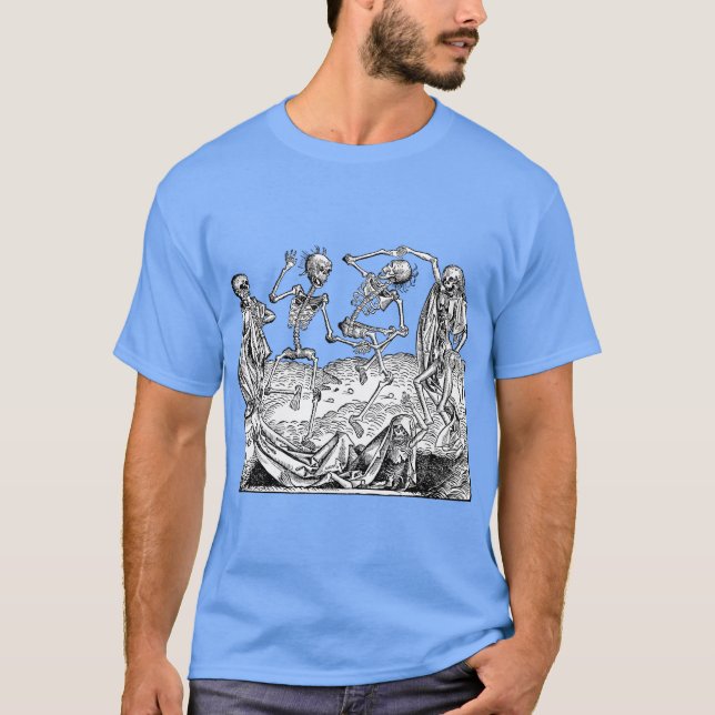 Tanzskelette Nürnberg Chronicle T-Shirt (Vorderseite)