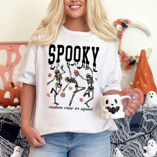 Tanzskelette Personalisiertes, spöttisches Hallowe T-Shirt