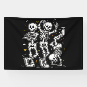 Tanzskelette TanzChallenge Halloween Banner