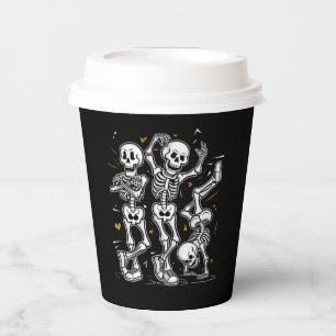 Tanzskelette TanzChallenge Halloween Pappbecher