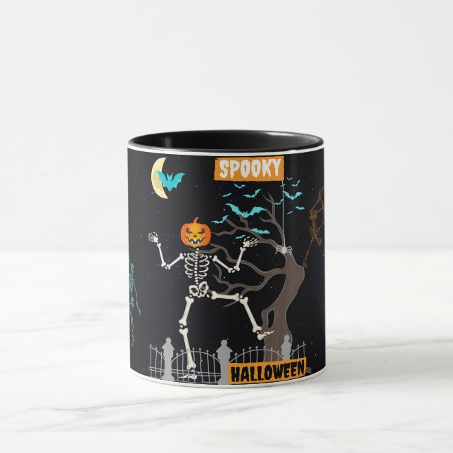 Tanzskelettkaffee Tasse (Zentrum)