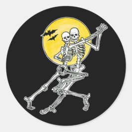 Tanzskeletts Sticker/Umschlag Aufkleber