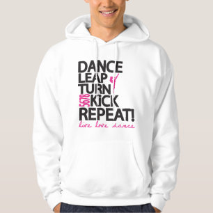 Tanzsprung Drehungs-Wiederholungs-TänzerHoodie Hoodie
