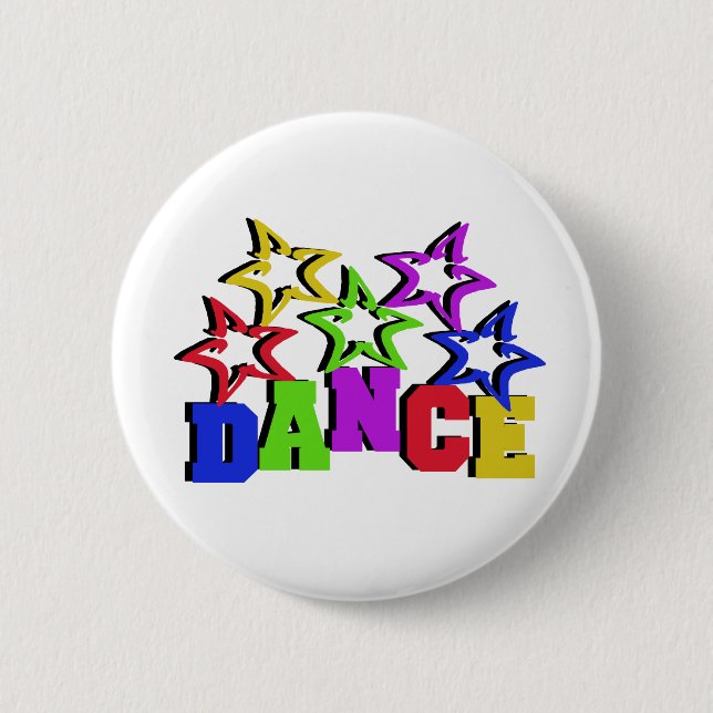 Tanzstars Button (Vorderseite)