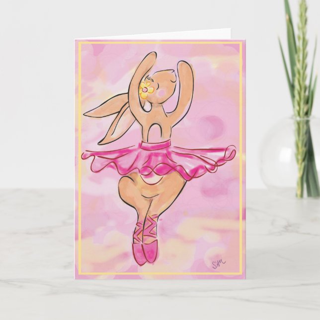 Tanzstunde Karte (Vorderseite)