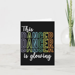 Tanzt dieser Tänzer blüht Tänzer Karte