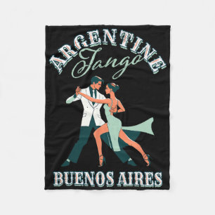 Tanztänzer Darstellend argentinisch Tango Buenos A Fleecedecke