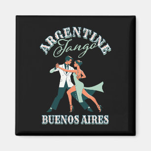 Tanztänzer Darstellend argentinisch Tango Buenos A Magnet
