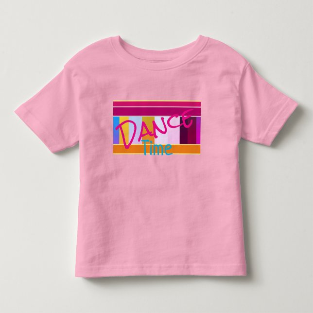 Tanzthemendesign Kleinkind T-shirt (Vorderseite)