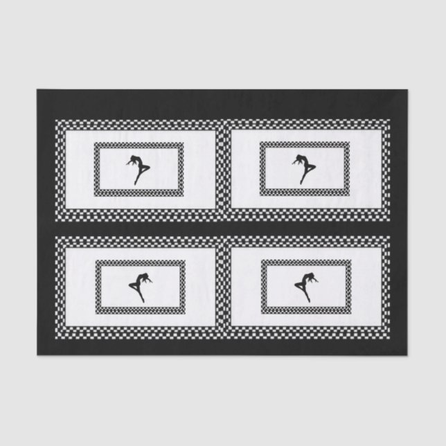 Tanztissue Seidenpapier (Vorderseite)