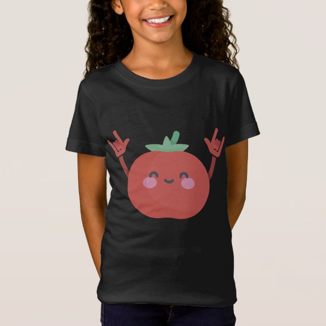 TanzTomato Veganes Obst Lover Tanz Sommer T-Shirt (Vorderseite)