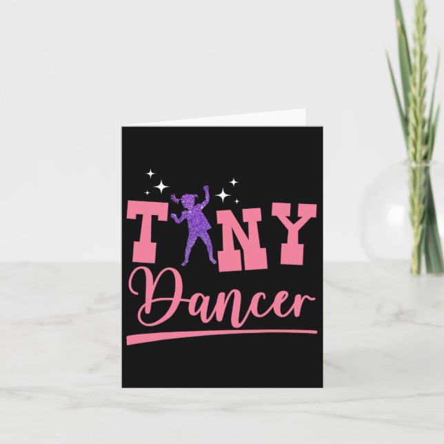 Tanztrainer Niedlich Dance Kids Dancing Workout Pr Karte (Vorderseite)