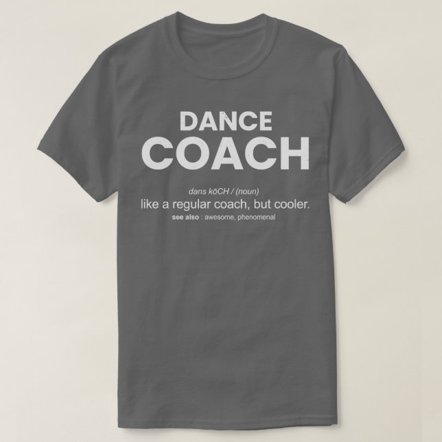 Tanztrainer T-Shirt (Design vorne)