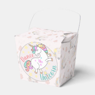 TanzUnicornShine wie ein Stern-personalisiertes Geschenkschachtel
