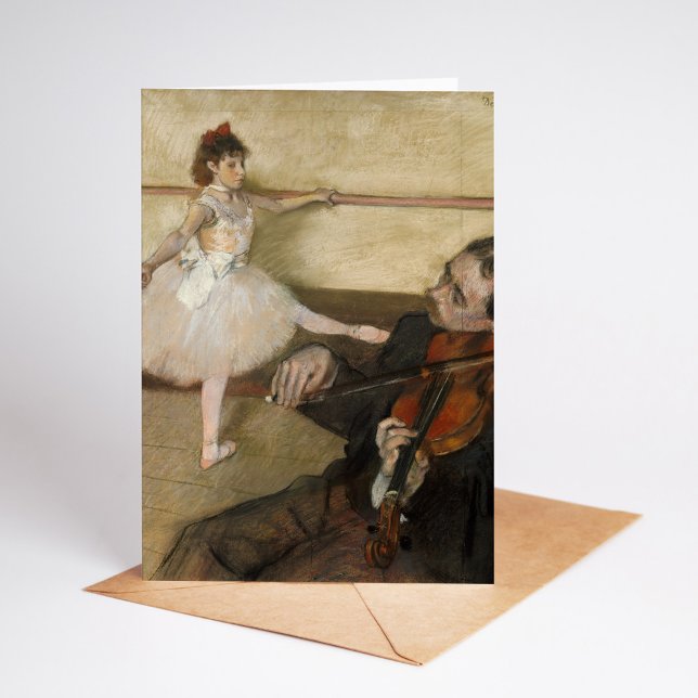 Tanzunterricht | Edgar Degas Karte (Von Creator hochgeladen)