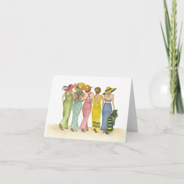 Tanzunterricht im Regen Karte (Vorderseite)