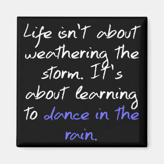 Tanzunterricht im Regen Magnet