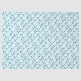 Tanzunterricht-Tissue-Papier (Blau) Seidenpapier