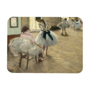 Tanzunterricht von Edgar Degas Magnet