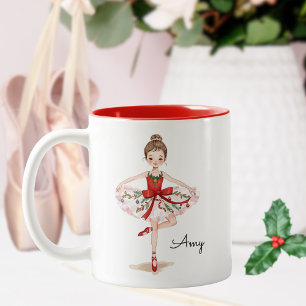 Tanzweihnachtsmädchen Zweifarbige Tasse