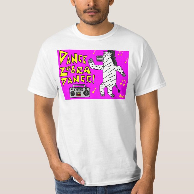 Tanzzebra-Tanz! T-Shirt (Vorderseite)